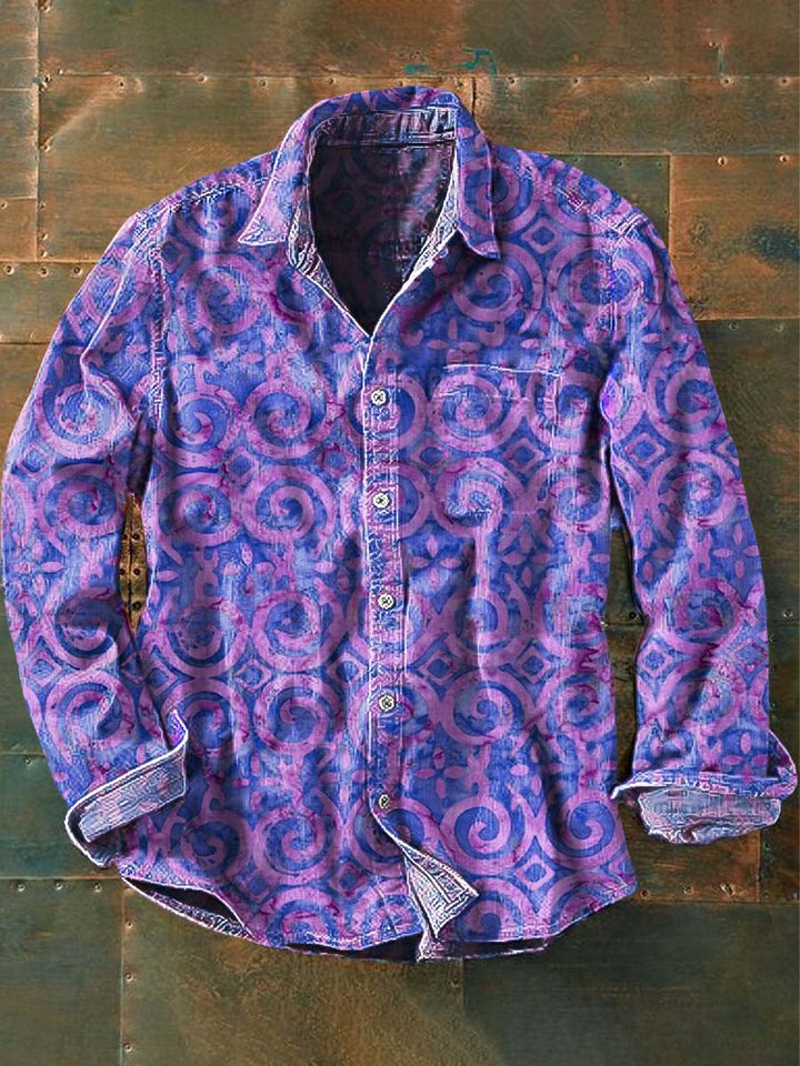 Tijjani | Vintage Bloemen Lange Mouwen Shirt