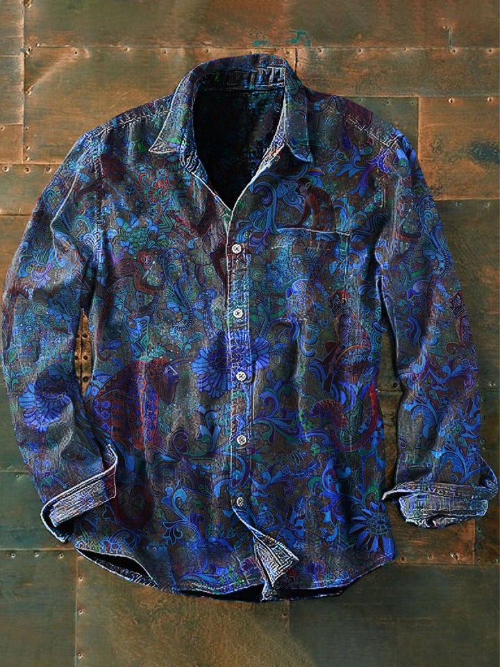 Denzel | Vintage Bloemenprint Overhemd