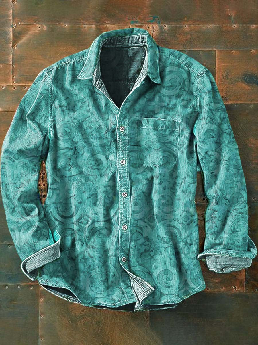 Tijjani | Vintage Bloemen Lange Mouwen Shirt