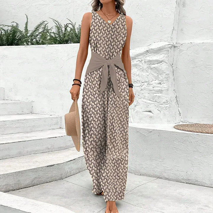 Mouwloze Jumpsuit met ronde hals