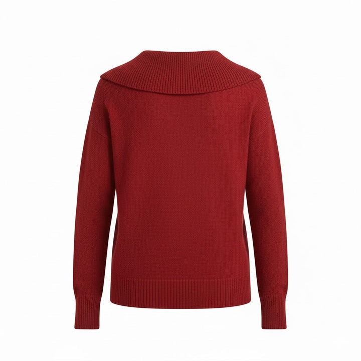 Lucia - Warme Pullover met Zachte Kraag